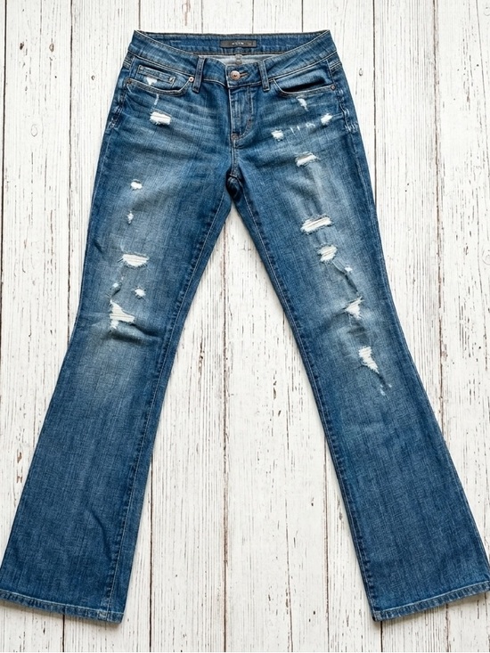 Joe's Jeans Denim - NWT Joe’s Jeans The Honey Curvy Booty Fit Shae Distressed Flare Denim Blue 29X34